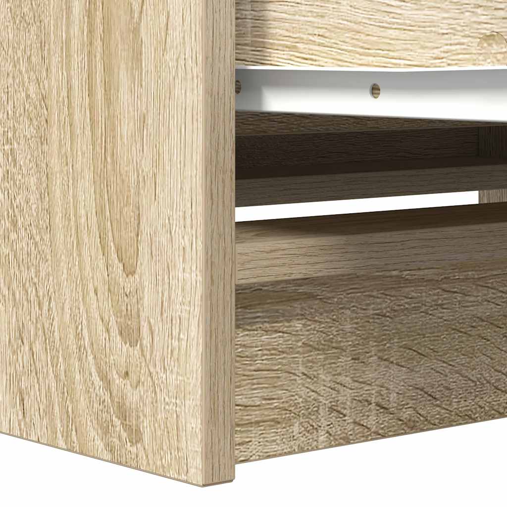 Meuble TV chêne sonoma 80x35x54 cm bois d'ingénierie - XIOS