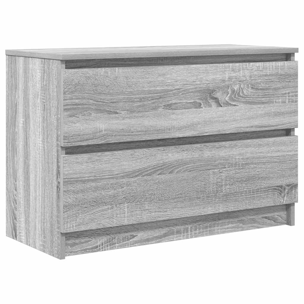 Meuble TV sonoma gris 80x35x54 cm bois d'ingénierie - XIOS