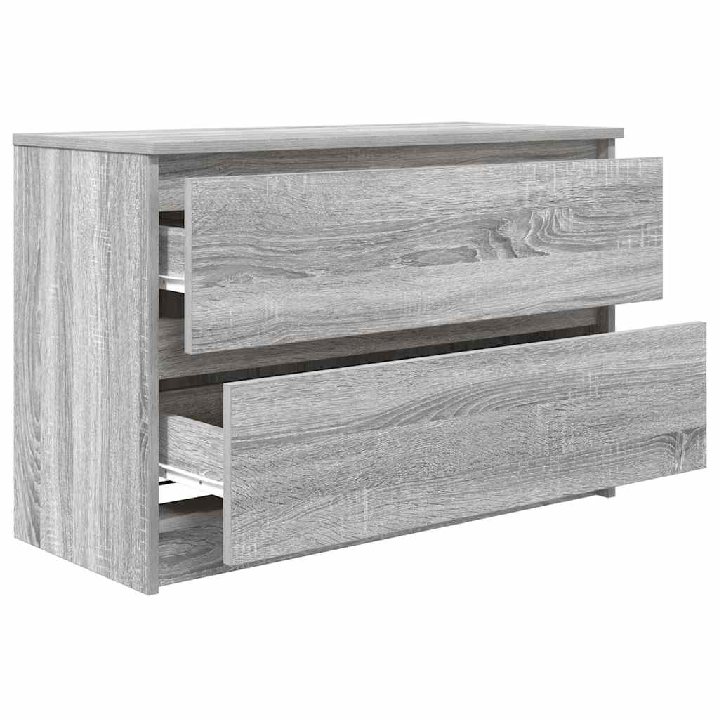 Meuble TV sonoma gris 80x35x54 cm bois d'ingénierie - XIOS