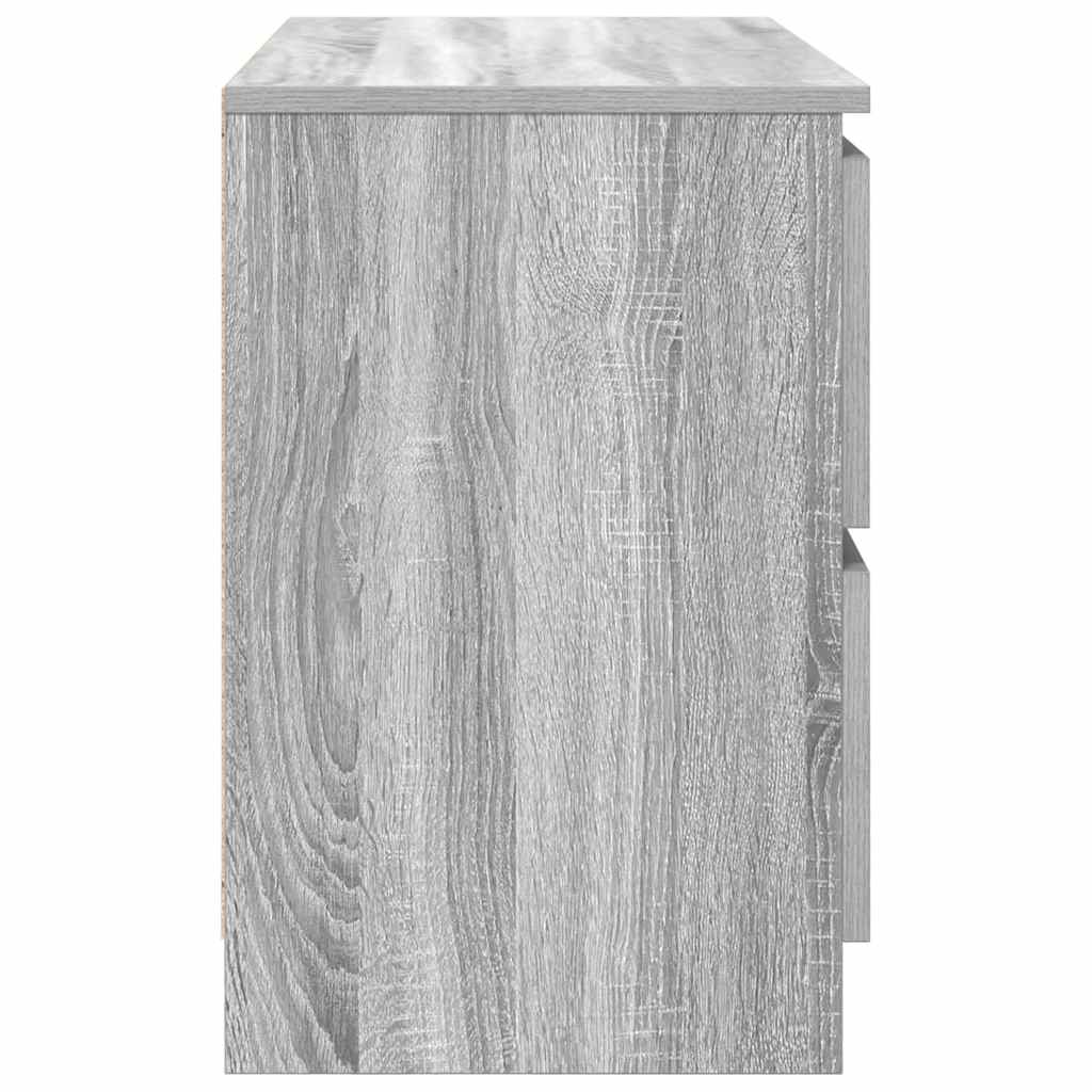 Meuble TV sonoma gris 80x35x54 cm bois d'ingénierie - XIOS