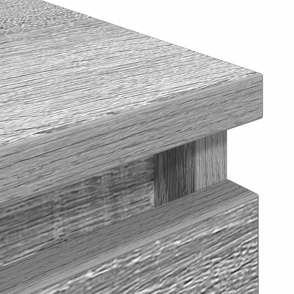 Meuble TV sonoma gris 80x35x54 cm bois d'ingénierie - XIOS