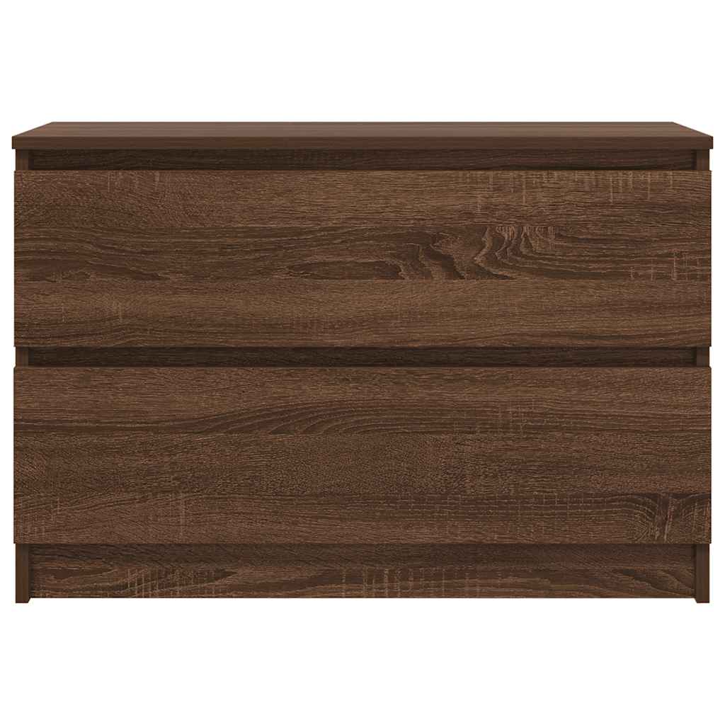 Meuble TV chêne marron 80x35x54 cm bois d'ingénierie - XIOS