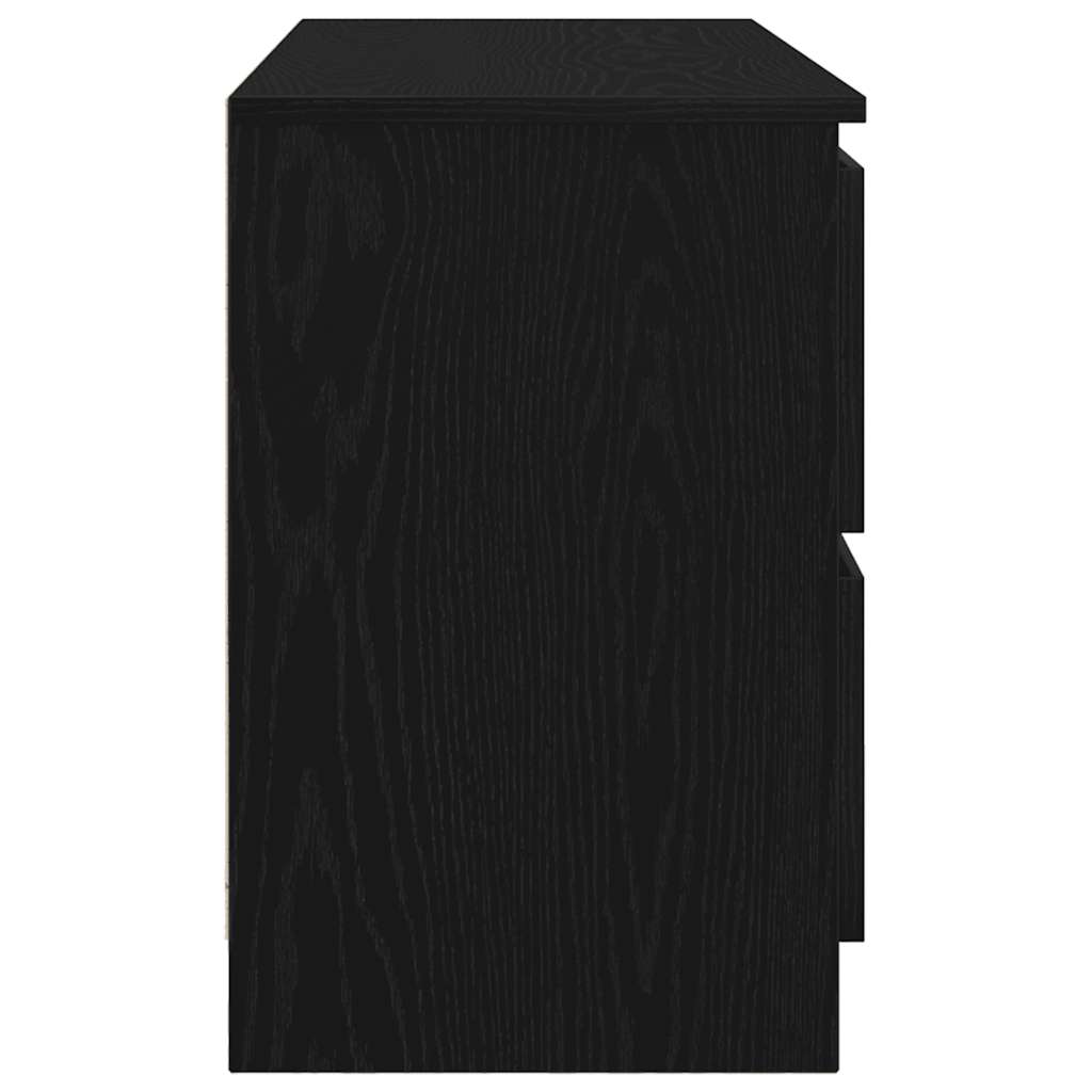Meuble TV noir 100x35x54 cm bois d'ingénierie - XIOS