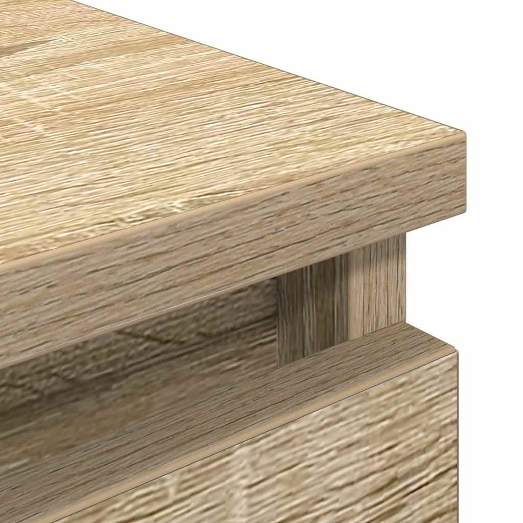 Meuble TV chêne sonoma 100x35x54 cm bois d'ingénierie - XIOS