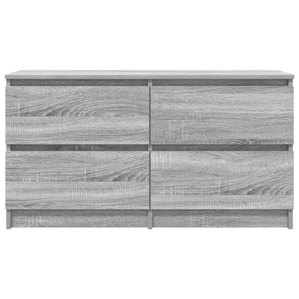 Meuble TV sonoma gris 100x35x54 cm bois d'ingénierie - XIOS