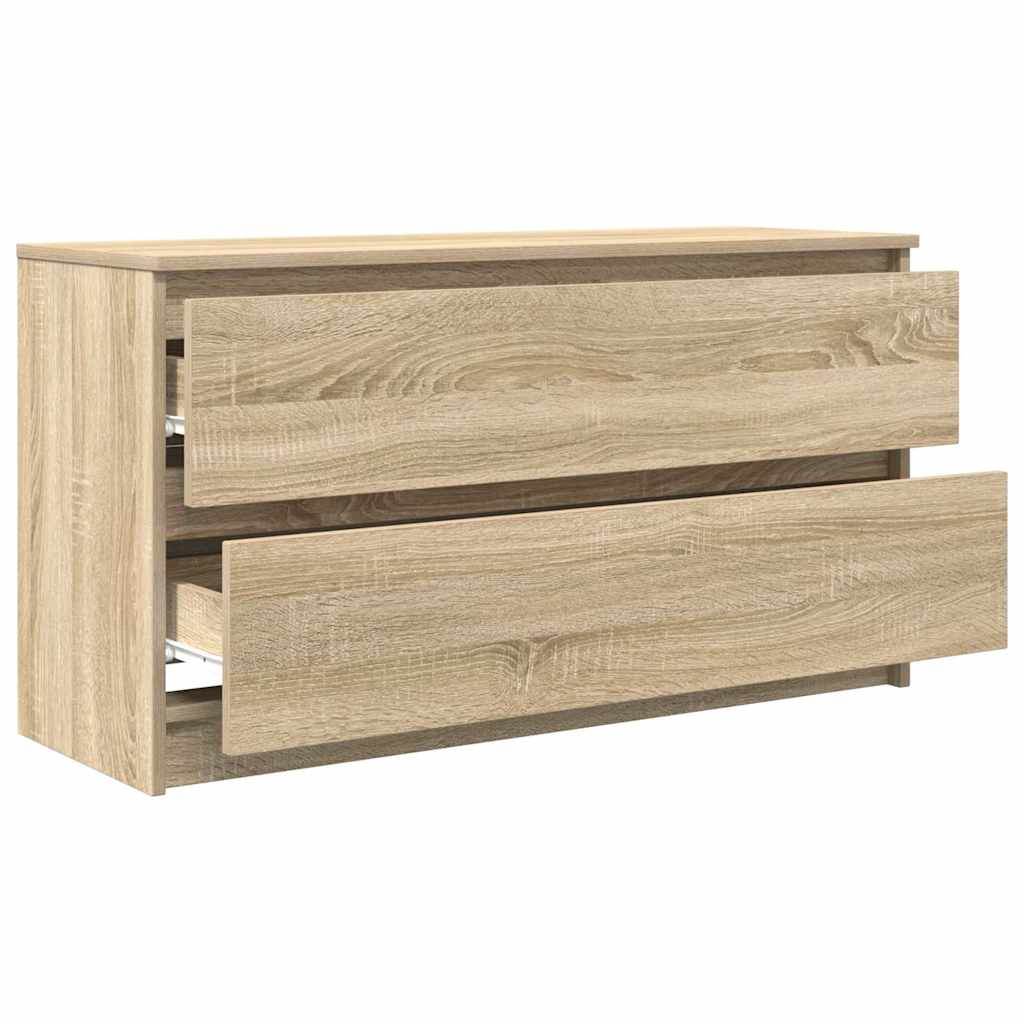 Meuble TV chêne sonoma 100x35x54 cm bois d'ingénierie - XIOS
