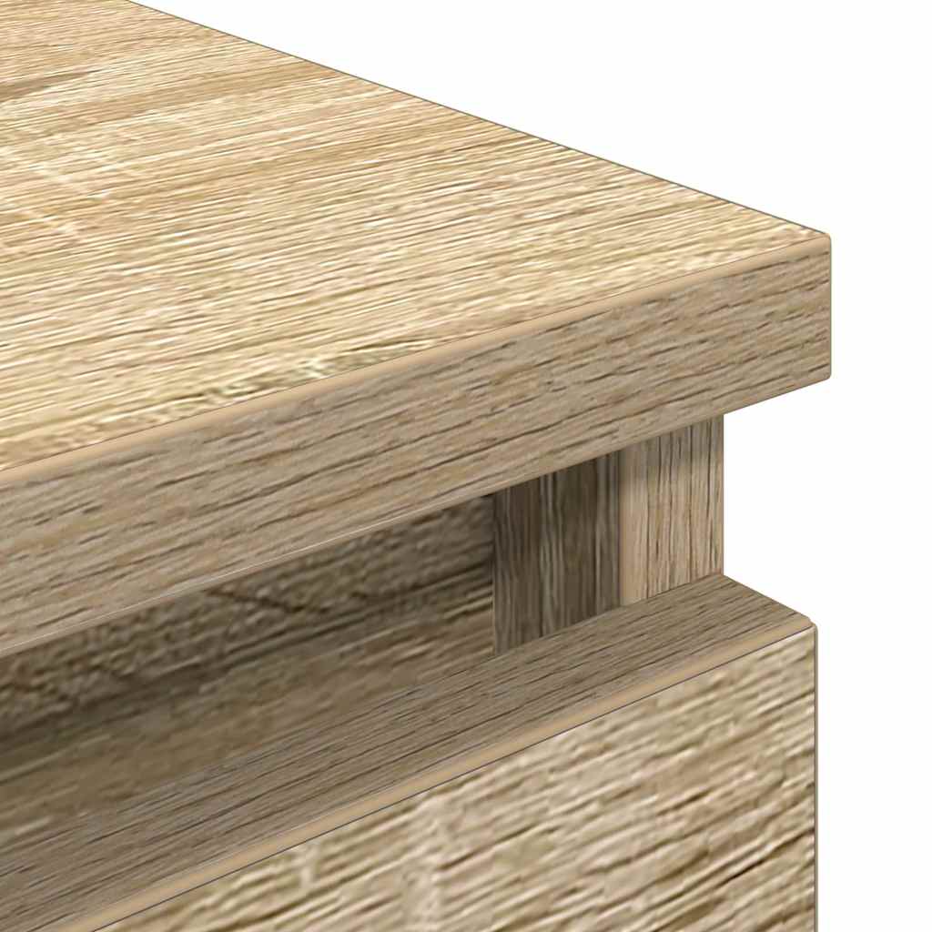 Meuble TV chêne sonoma 100x35x54 cm bois d'ingénierie - XIOS