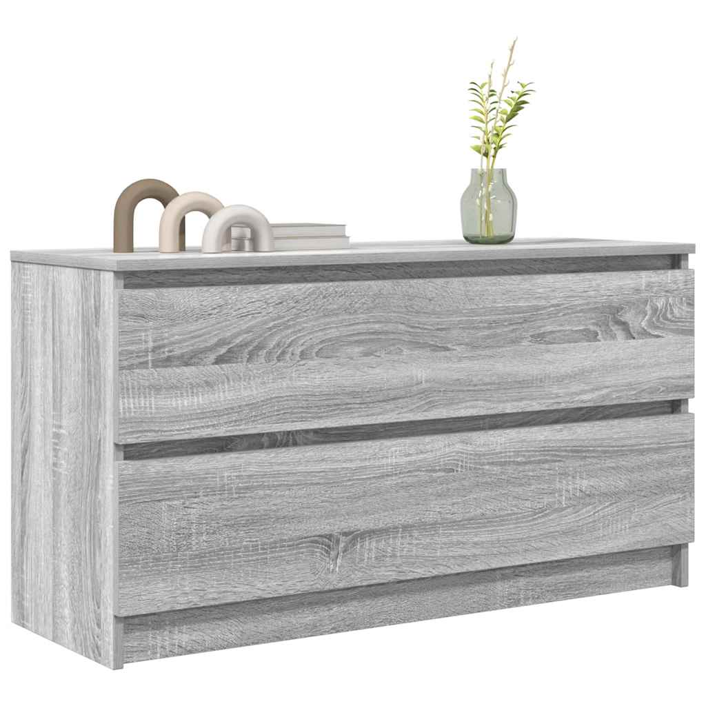 Meuble TV sonoma gris 100x35x54 cm bois d'ingénierie - XIOS