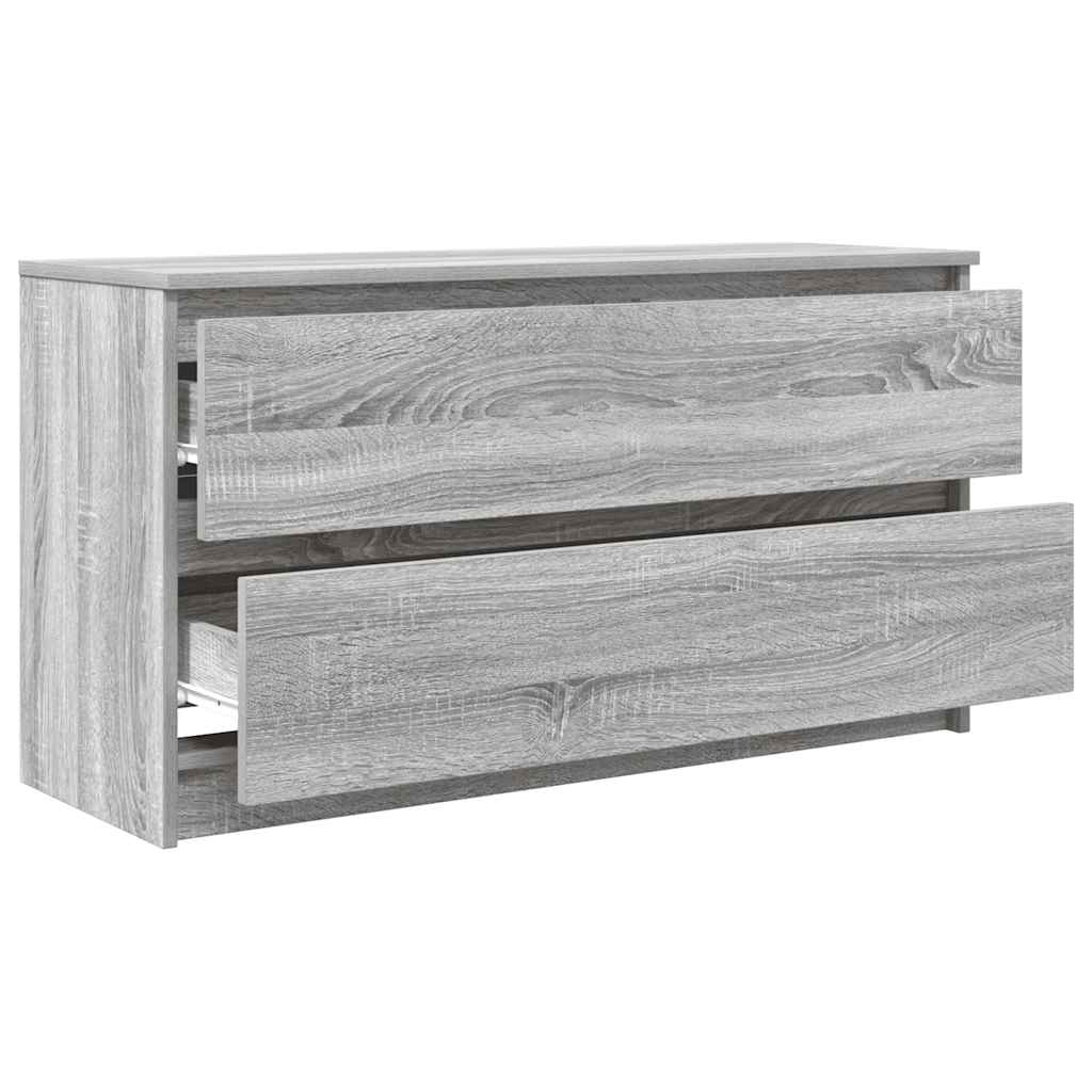 Meuble TV sonoma gris 100x35x54 cm bois d'ingénierie - XIOS