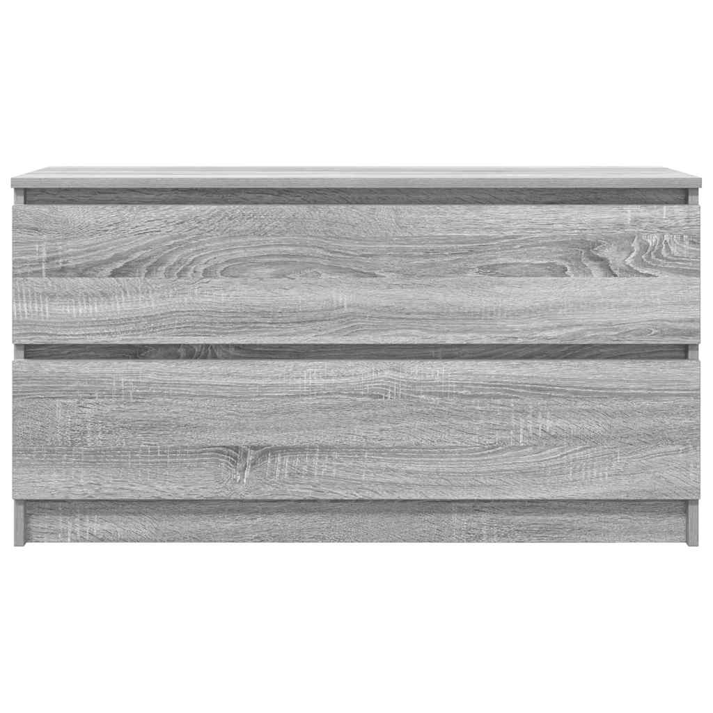 Meuble TV sonoma gris 100x35x54 cm bois d'ingénierie - XIOS