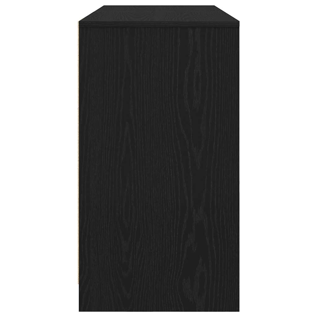 Bureau chêne noir 120x42x76 cm bois d'ingénierie - XIOS