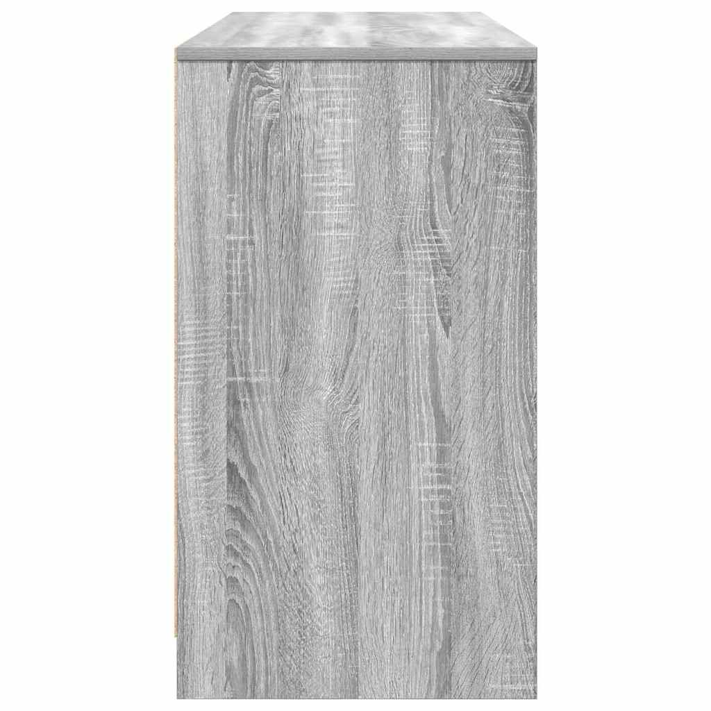 Bureau sonoma gris 120x42x76 cm bois d'ingénierie Bureaux vidaXL