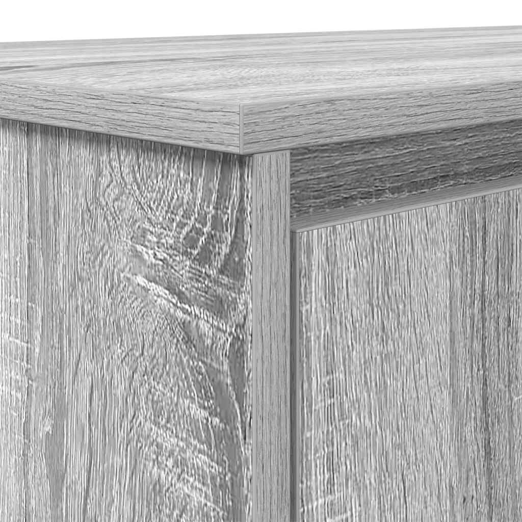 Bureau sonoma gris 120x42x76 cm bois d'ingénierie Bureaux vidaXL