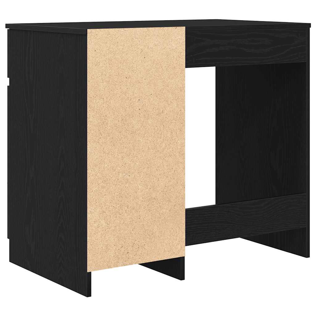 Bureau chêne noir 86x49x76 cm bois d'ingénierie Bureaux vidaXL