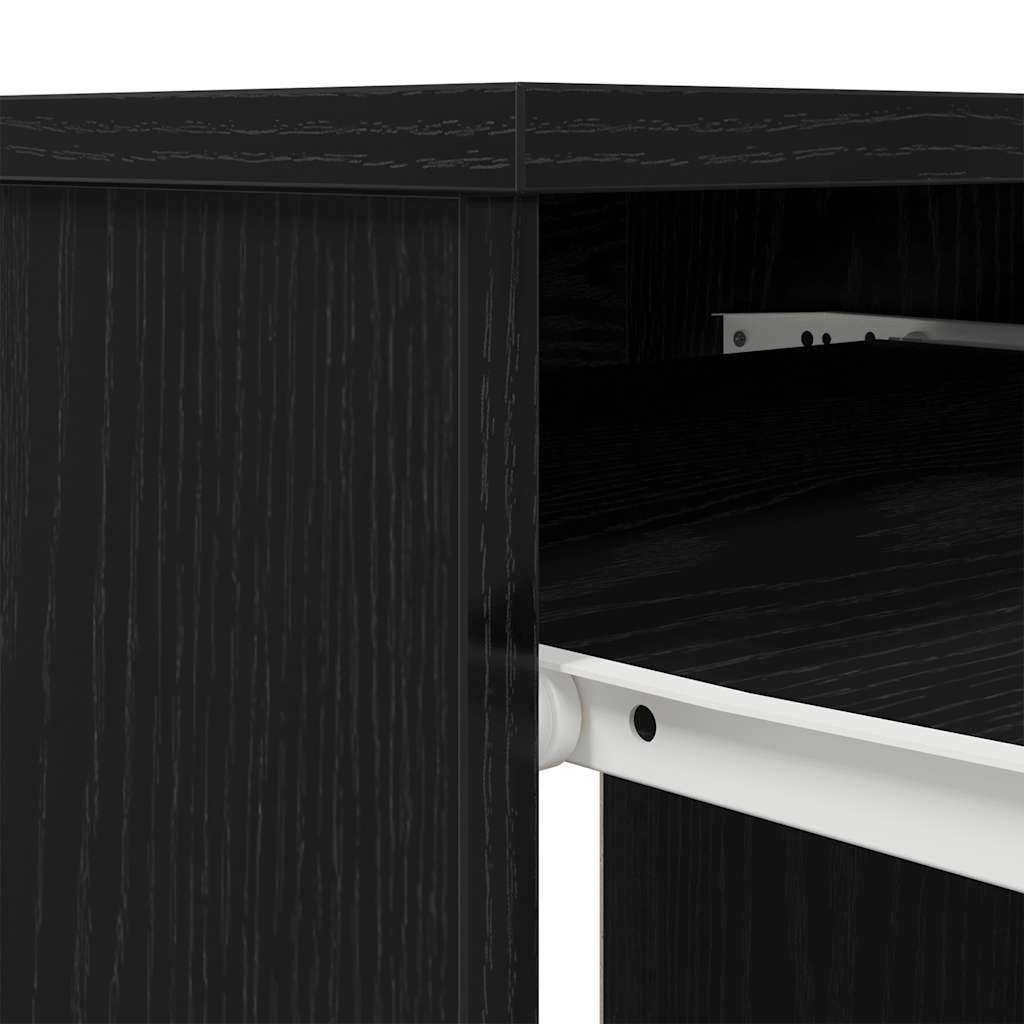 Bureau chêne noir 86x49x76 cm bois d'ingénierie Bureaux vidaXL