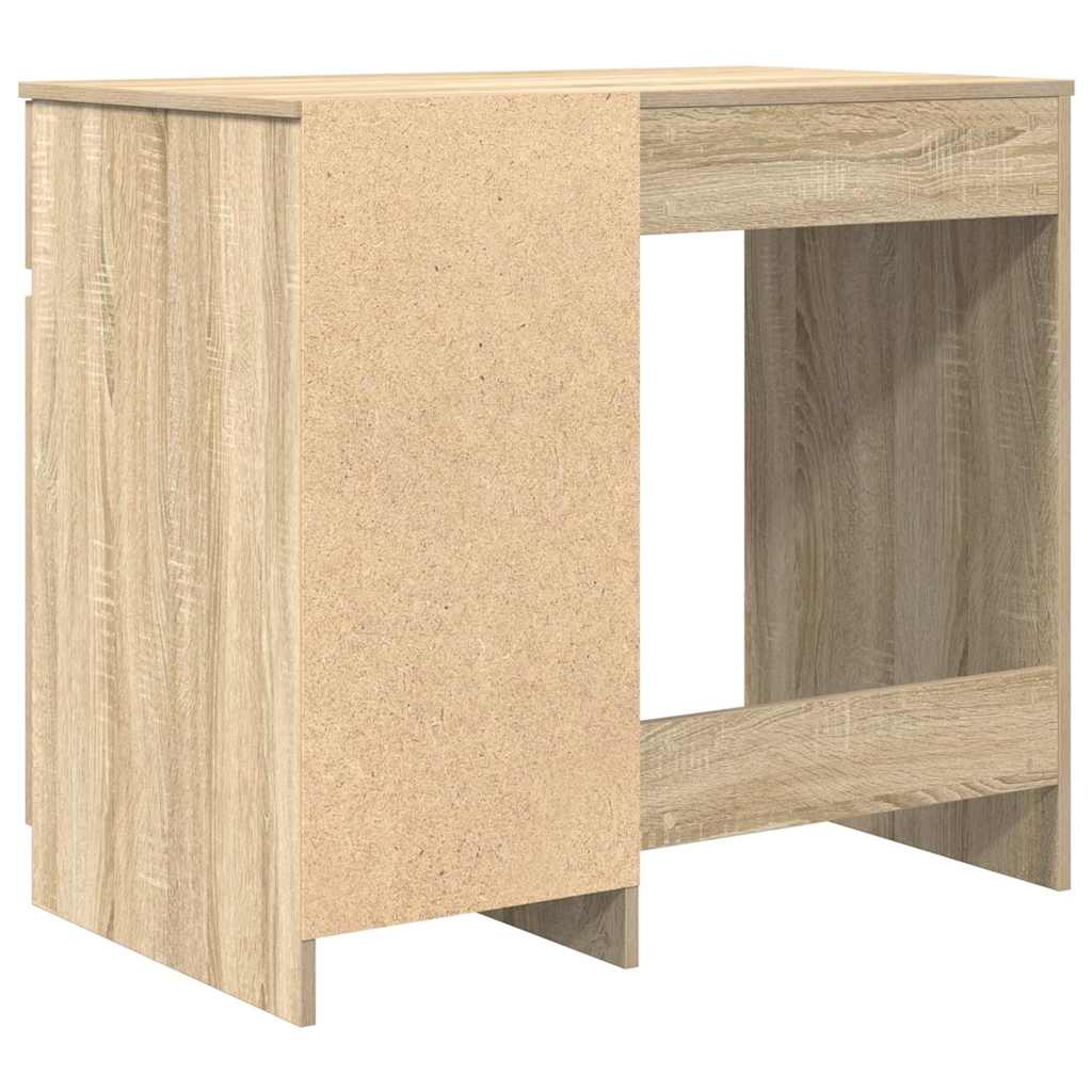 Bureau chêne Sonoma 86x49x76 cm bois d'ingénierie Bureaux vidaXL