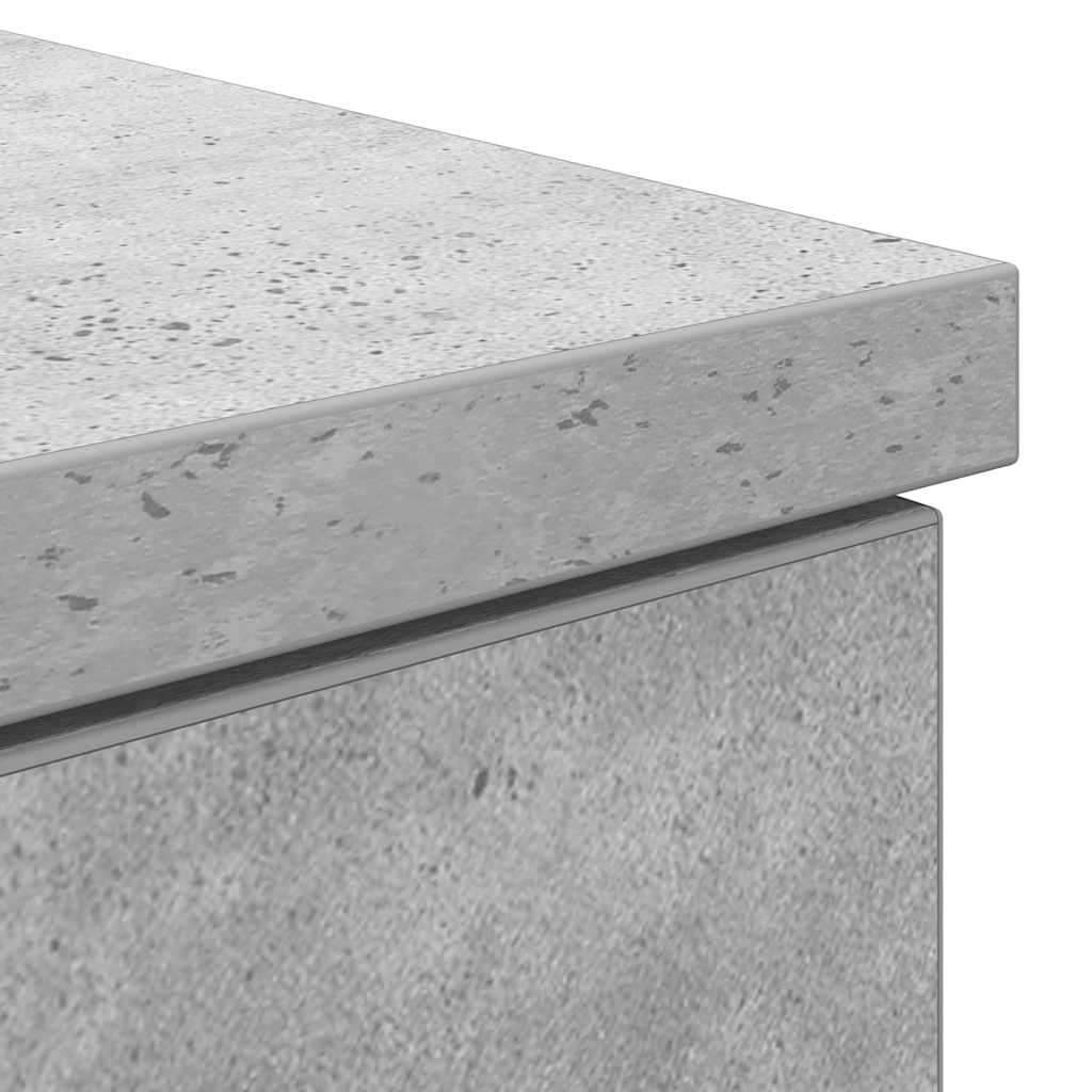 Bureau gris béton 86x49x76 cm bois d'ingénierie Bureaux vidaXL