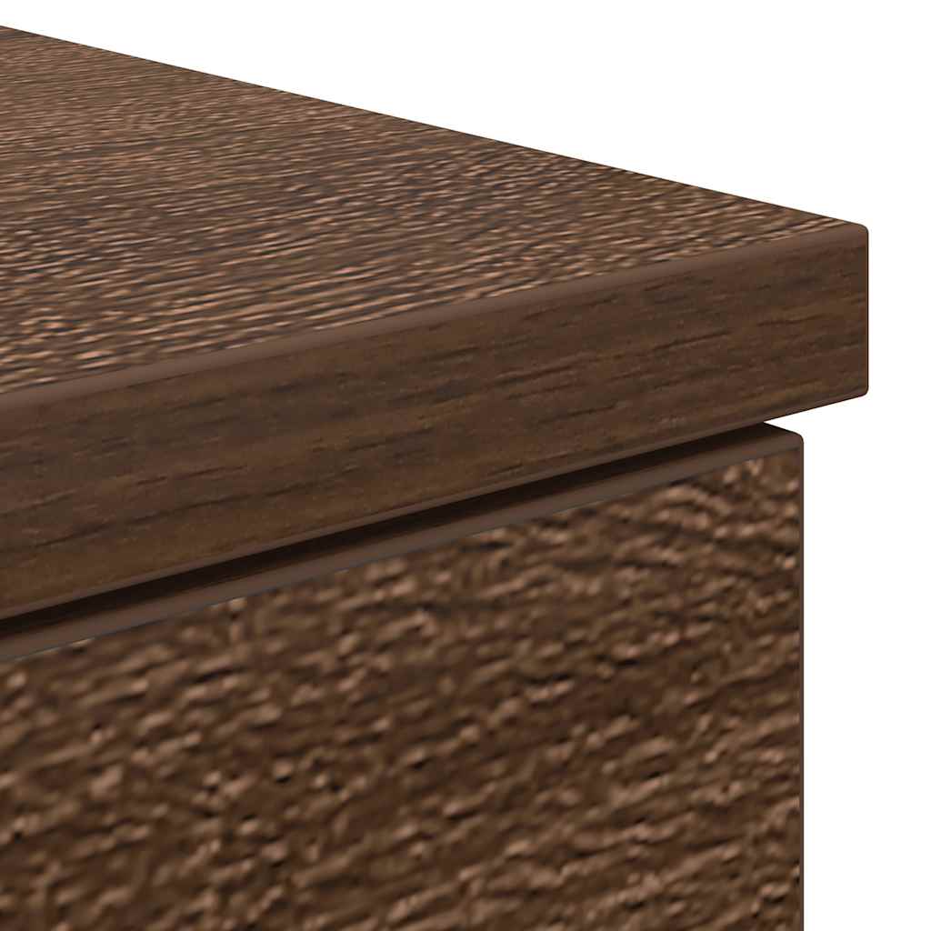 Bureau chêne marron 86x49x76 cm bois d'ingénierie - XIOS