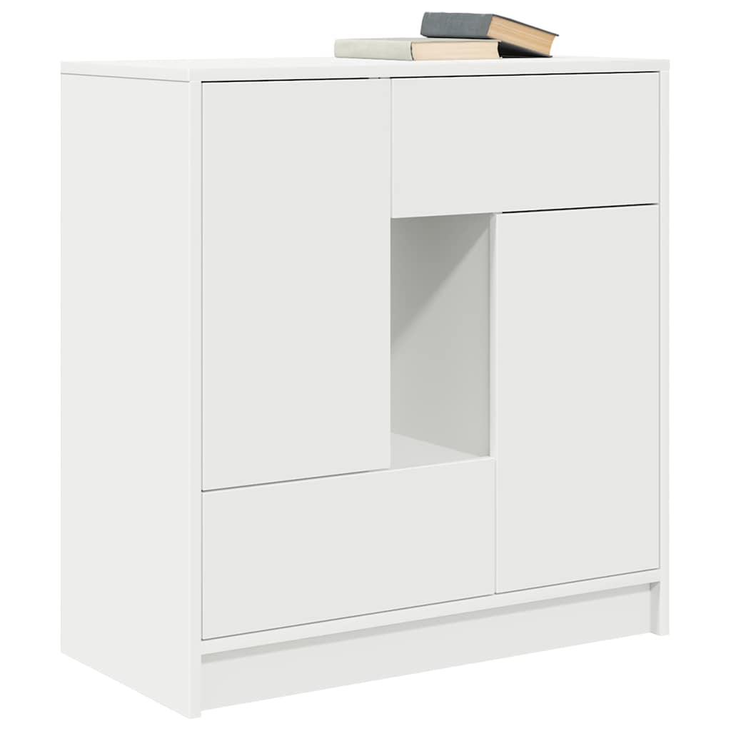 Buffet avec tiroirs et portes blanc 70,5x34x74,5 cm - XIOS