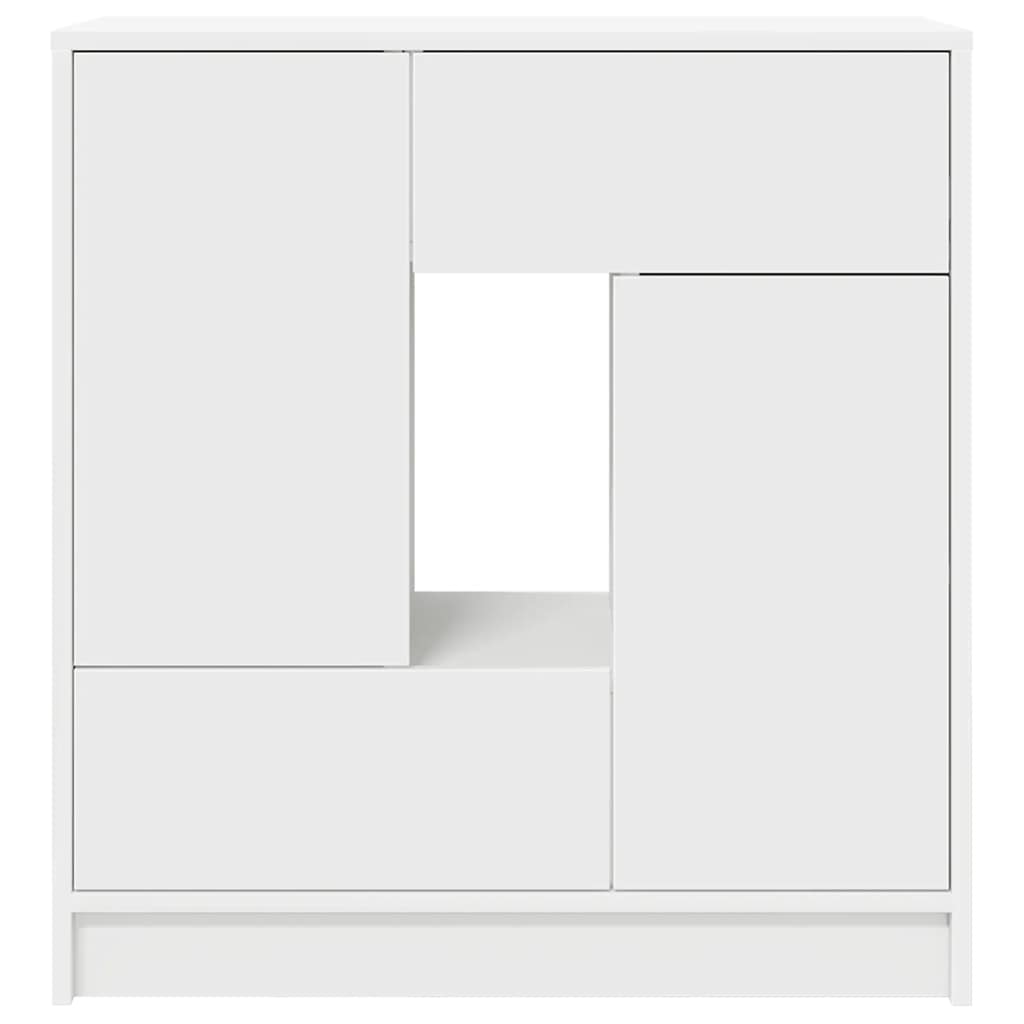 Buffet avec tiroirs et portes blanc 70,5x34x74,5 cm - XIOS