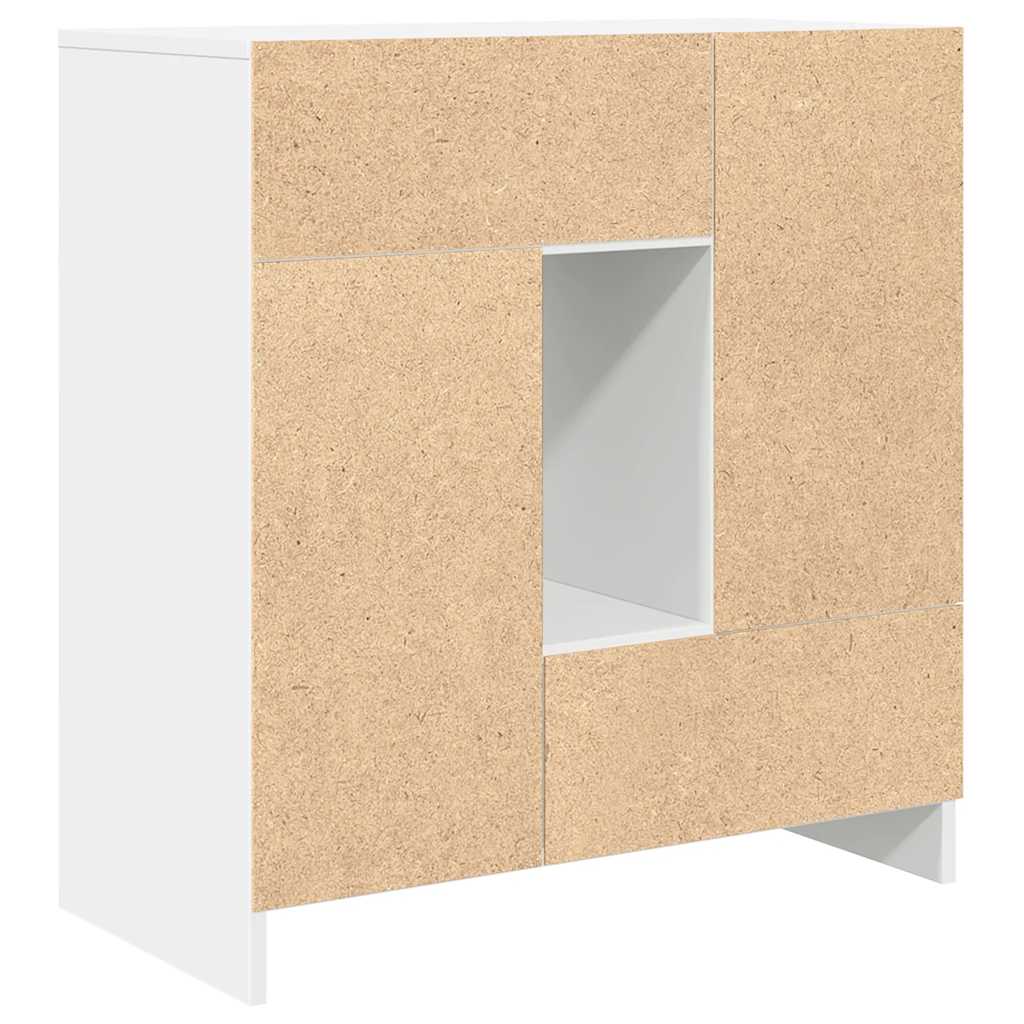 Buffet avec tiroirs et portes blanc 70,5x34x74,5 cm - XIOS