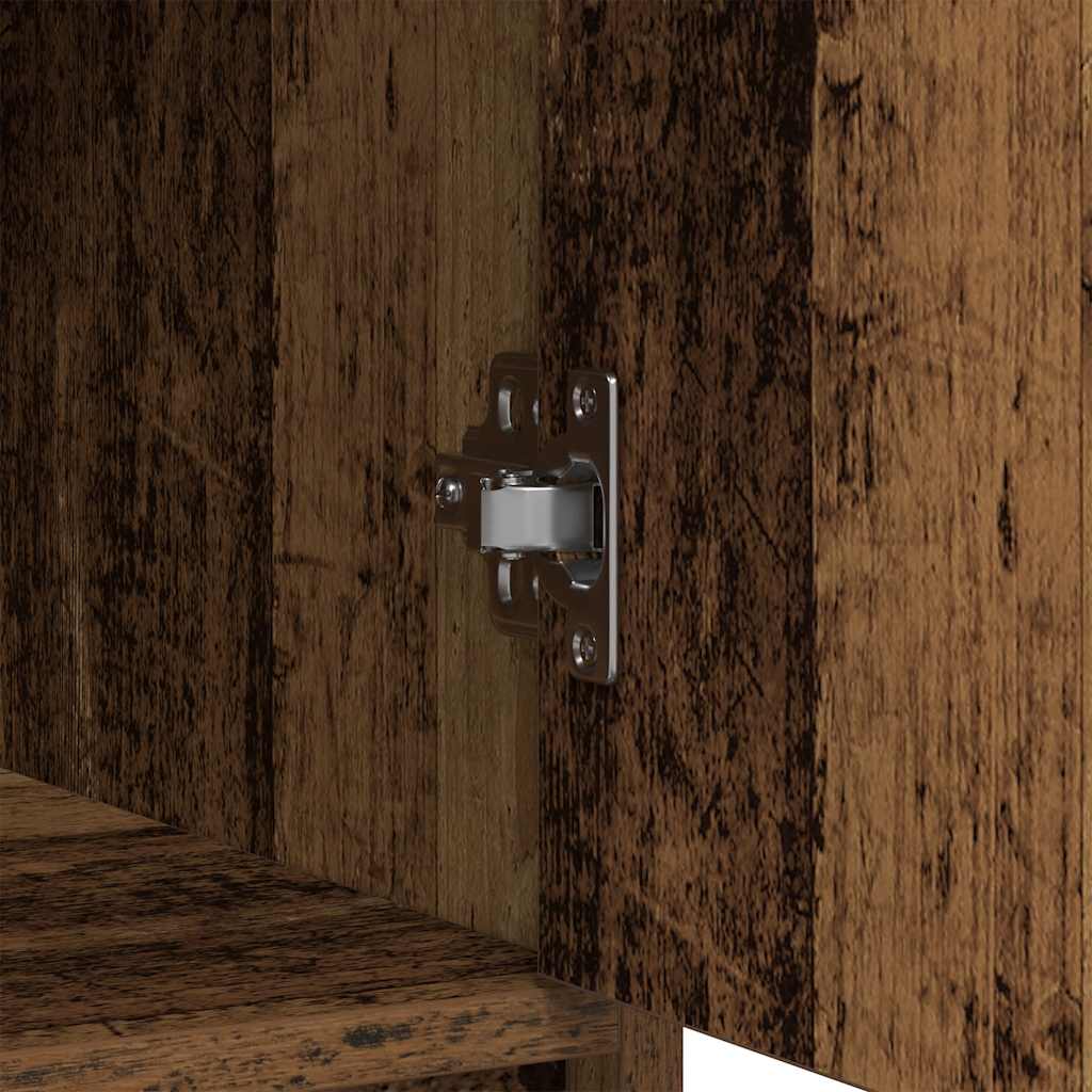 Buffet avec tiroirs et portes vieux bois 70,5x34x74,5 cm - XIOS