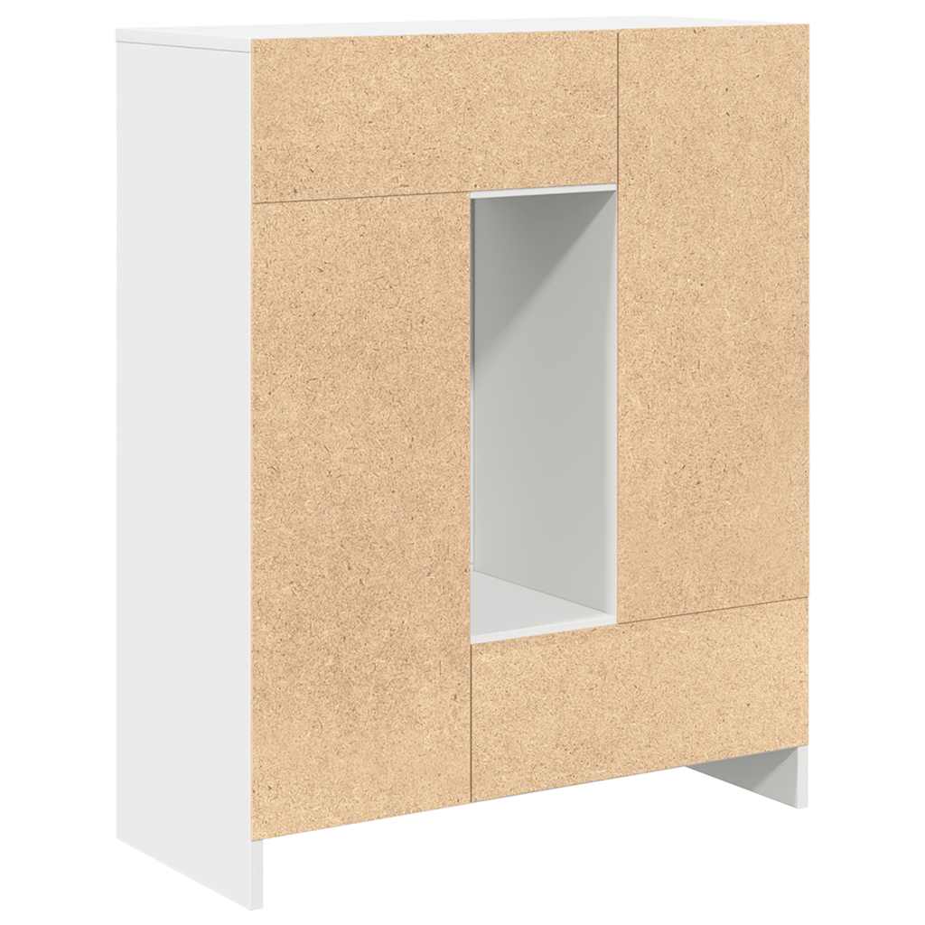 Buffet avec tiroirs et portes blanc 73x31x90 cm - XIOS