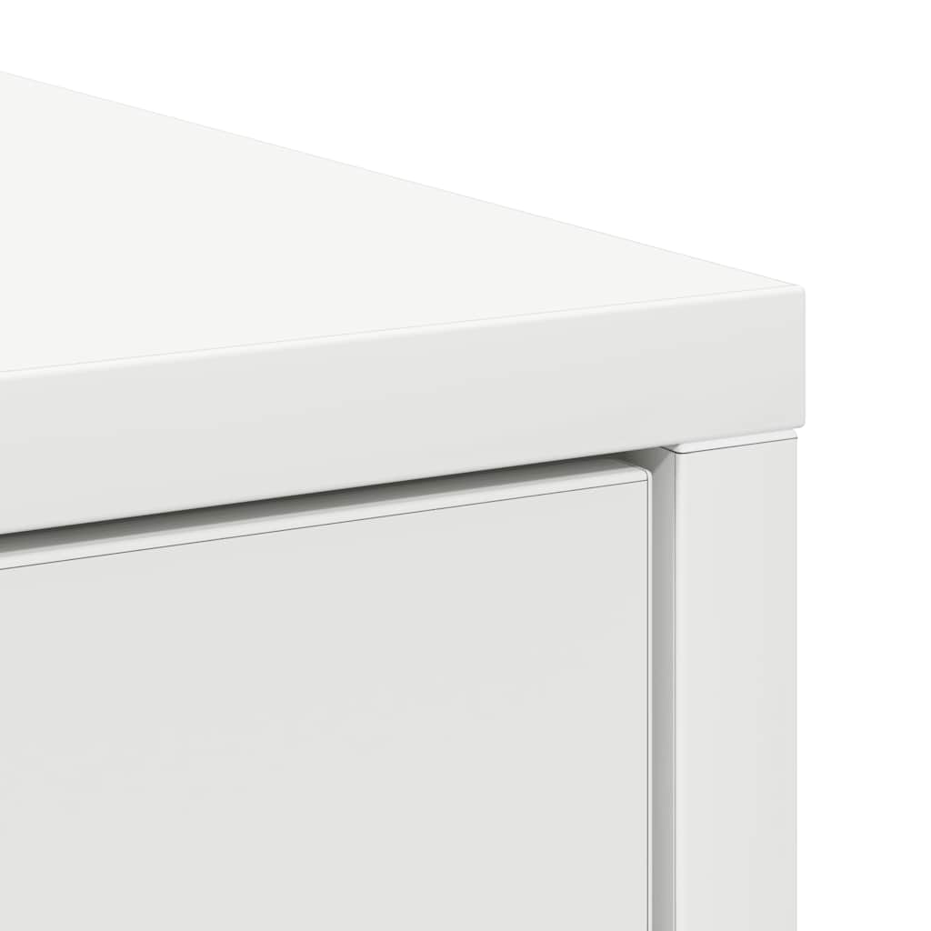 Buffet avec tiroirs et portes blanc 73x31x90 cm - XIOS