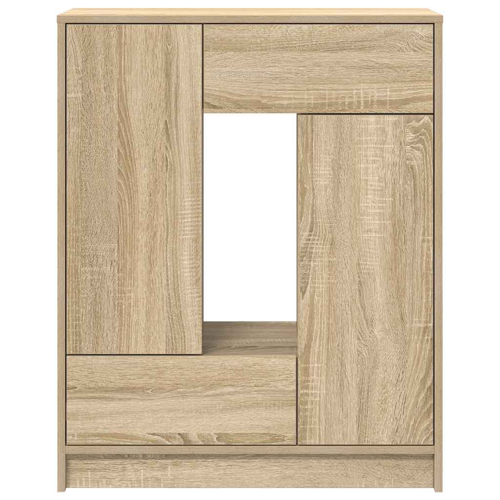 Buffet avec tiroirs et portes chêne sonoma 73x31x90 cm - XIOS
