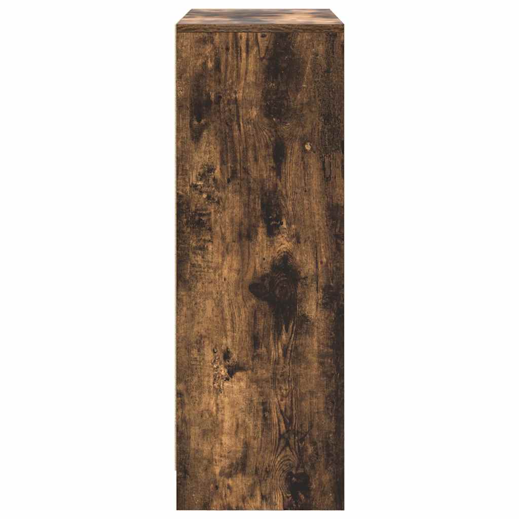 Buffet avec tiroirs et portes chêne fumé 73x31x90 cm - XIOS