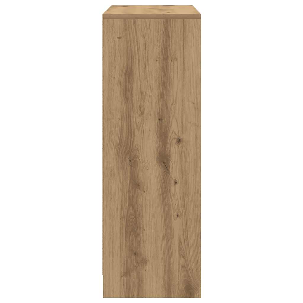 Buffet avec tiroirs et portes chêne artisanal 73x31x90 cm - XIOS