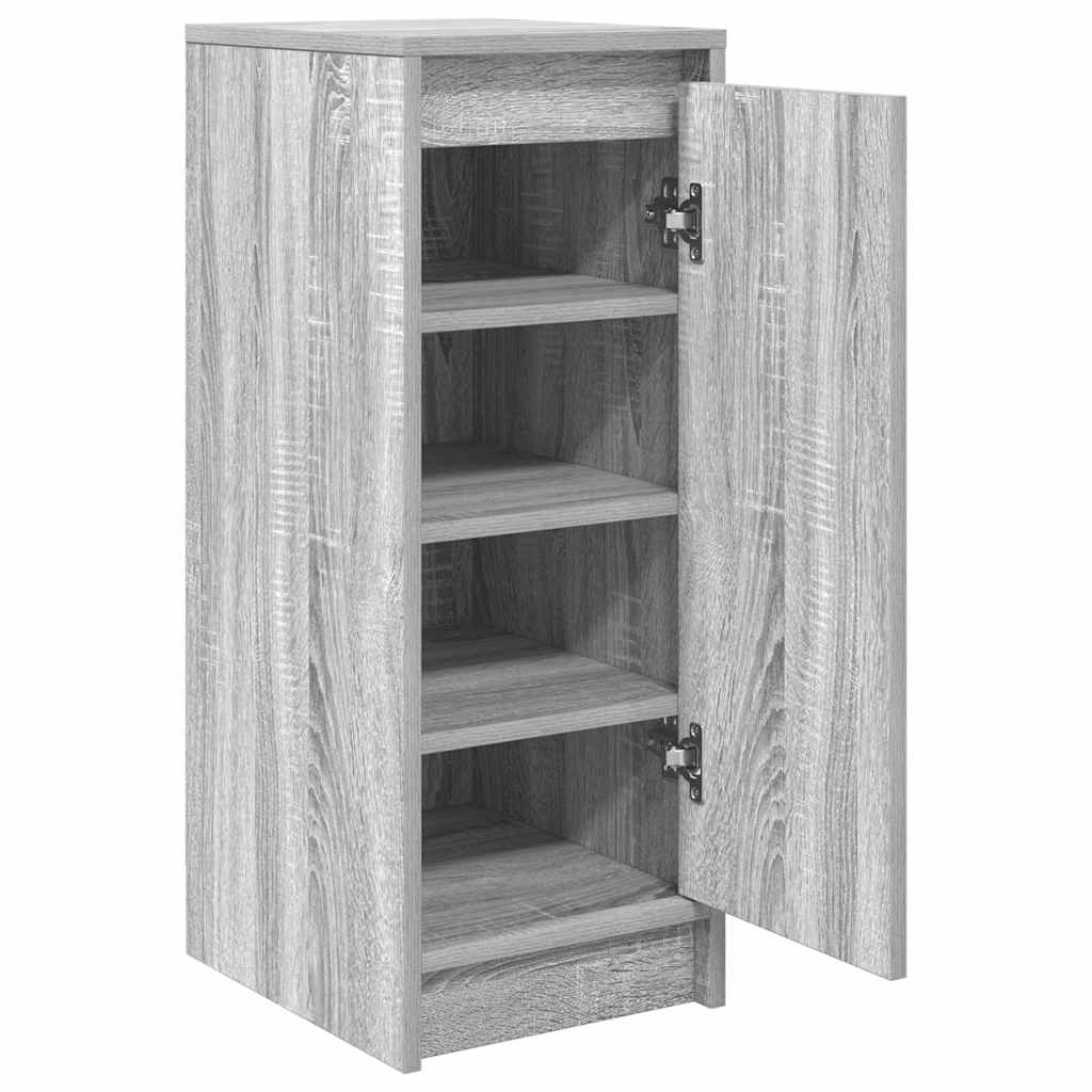 Armoire à chaussures sonoma gris 29,5x34x76 cm bois ingénierie - XIOS