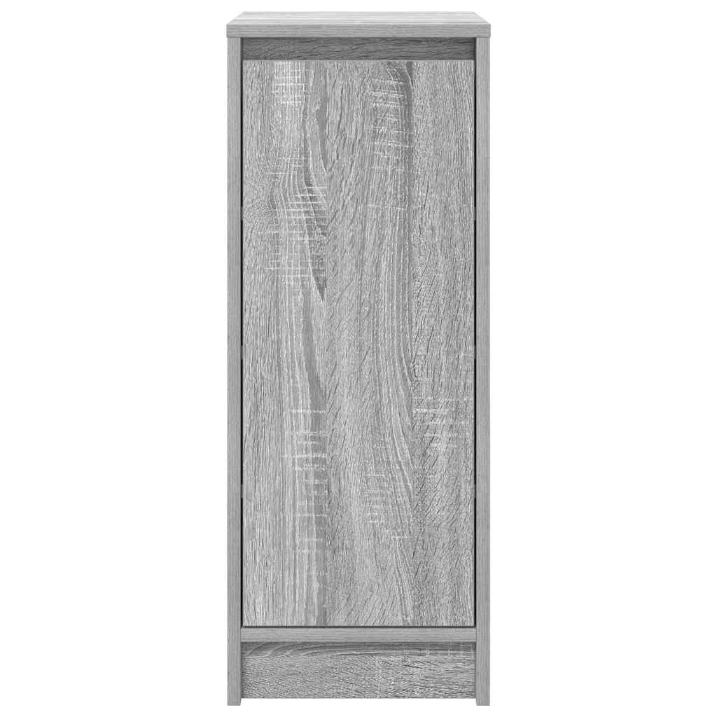 Armoire à chaussures sonoma gris 29,5x34x76 cm bois ingénierie - XIOS