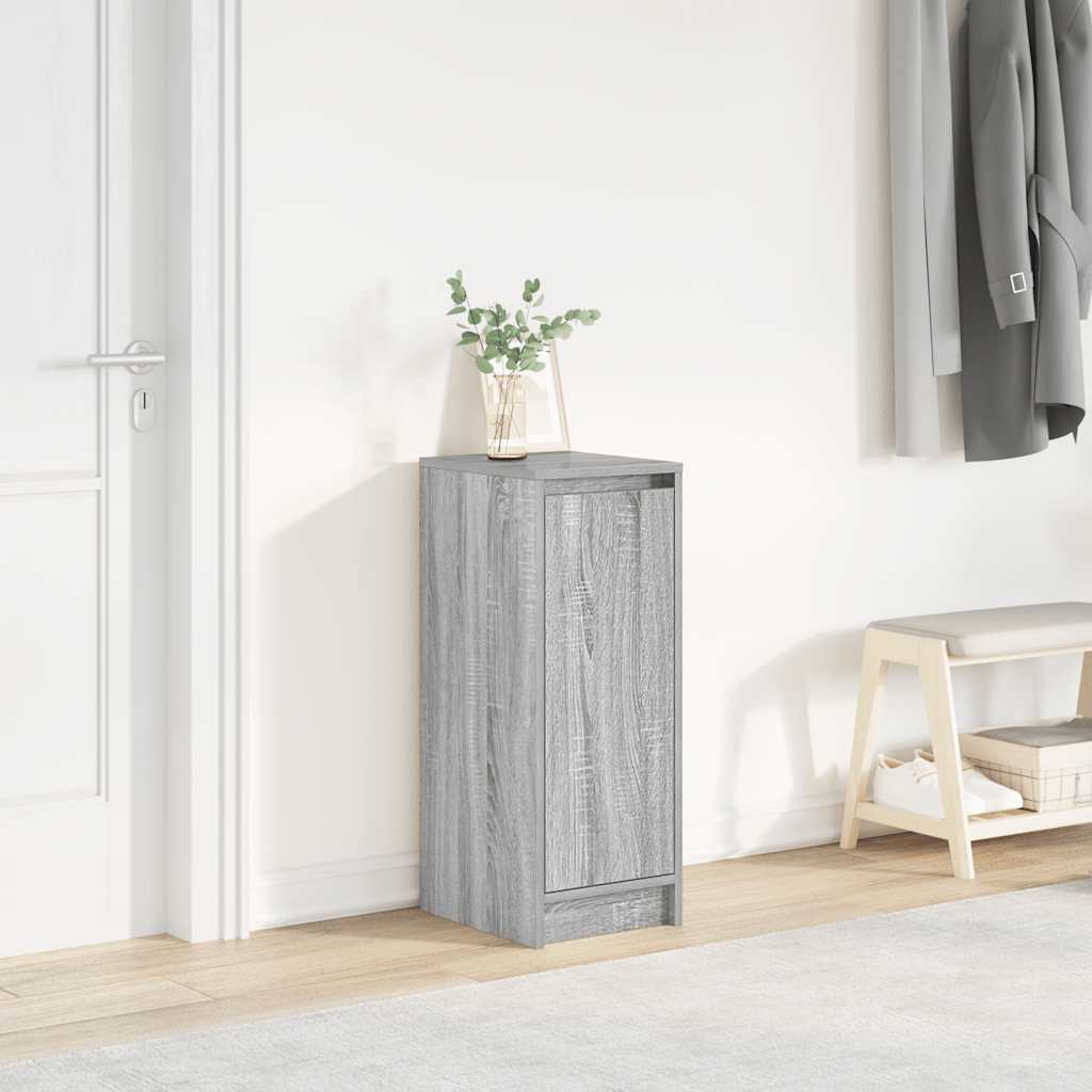 Armoire à chaussures sonoma gris 29,5x34x76 cm bois ingénierie - XIOS