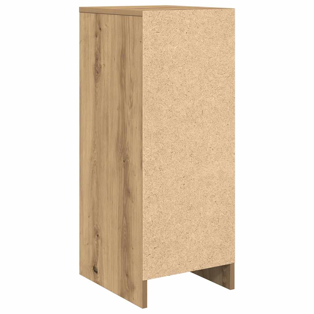 Armoire à chaussures chêne artisanal 29,5x34x76 cm - XIOS