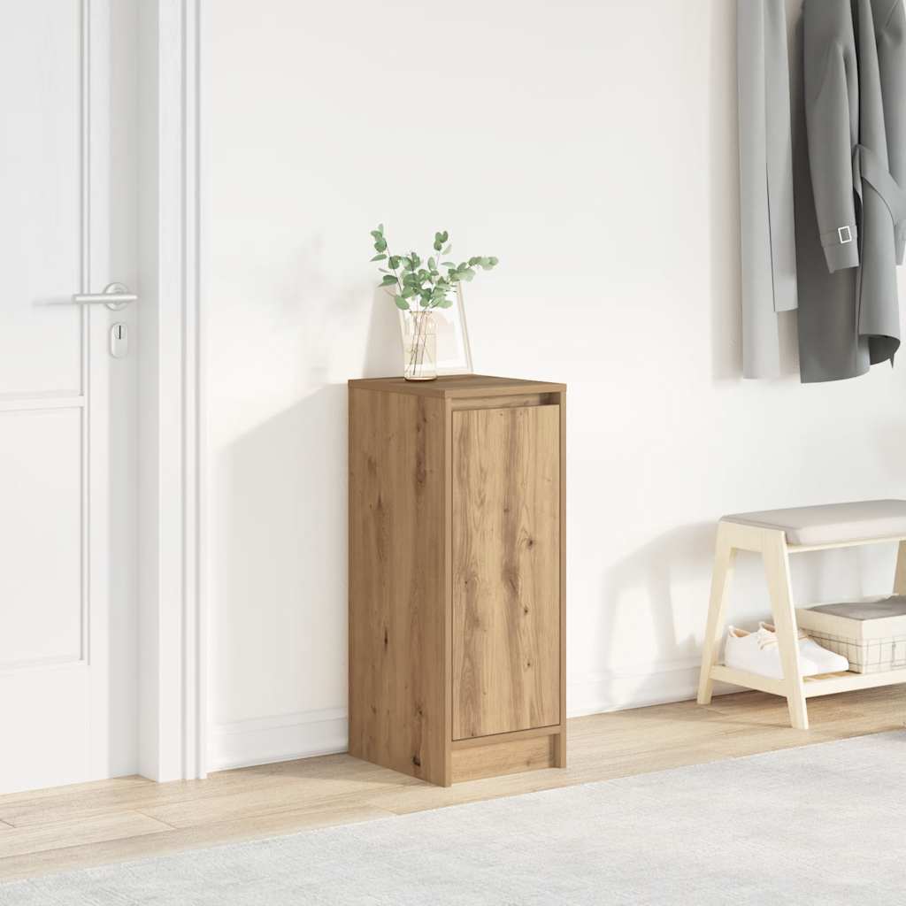 Armoire à chaussures chêne artisanal 29,5x34x76 cm - XIOS