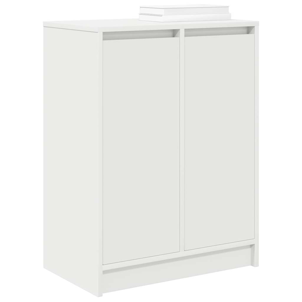 Armoire à chaussures blanc 57x34x76 cm bois d'ingénierie - XIOS