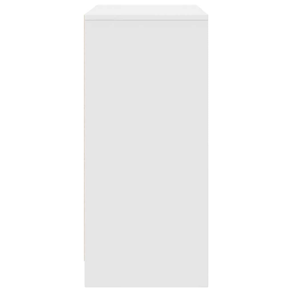 Armoire à chaussures blanc 57x34x76 cm bois d'ingénierie - XIOS