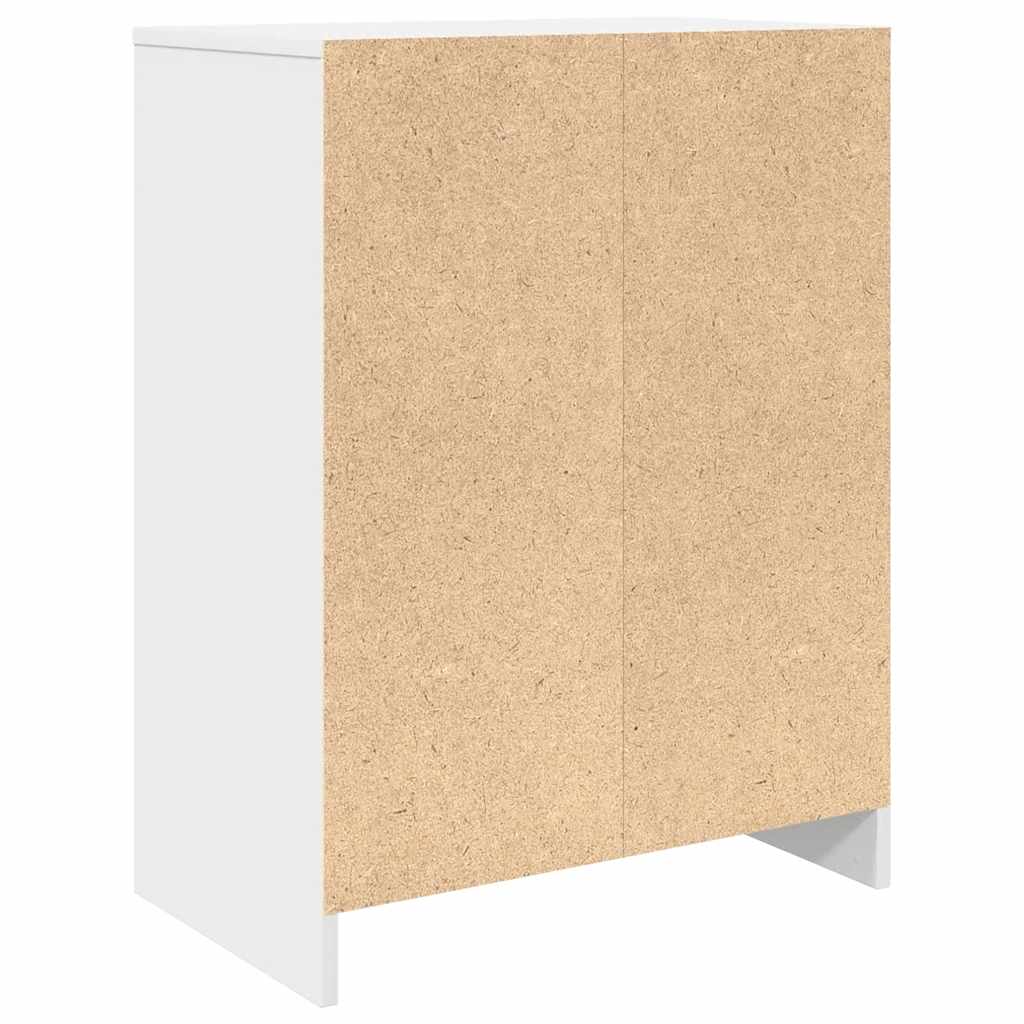 Armoire à chaussures blanc 57x34x76 cm bois d'ingénierie - XIOS