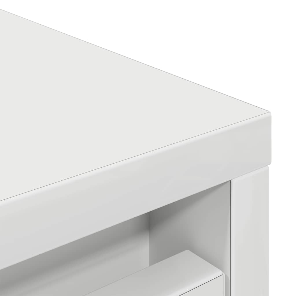 Armoire à chaussures blanc 57x34x76 cm bois d'ingénierie - XIOS