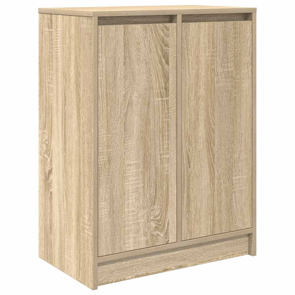 Armoire à chaussures chêne sonoma 57x34x76 cm bois d'ingénierie - XIOS