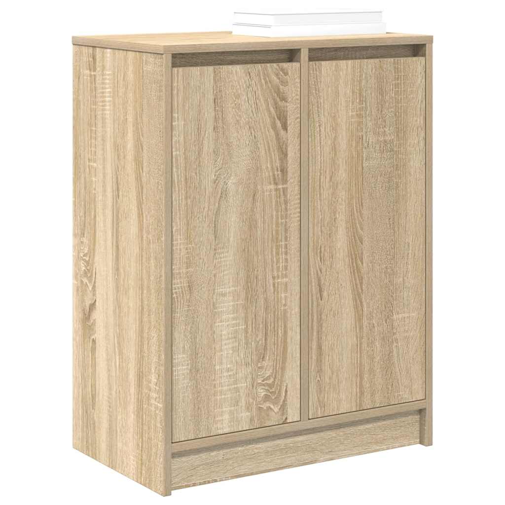 Armoire à chaussures chêne sonoma 57x34x76 cm bois d'ingénierie - XIOS