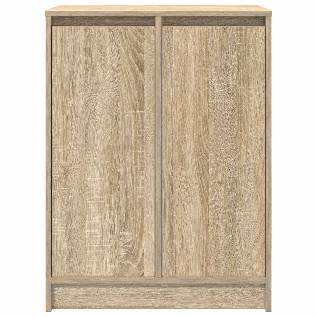 Armoire à chaussures chêne sonoma 57x34x76 cm bois d'ingénierie - XIOS
