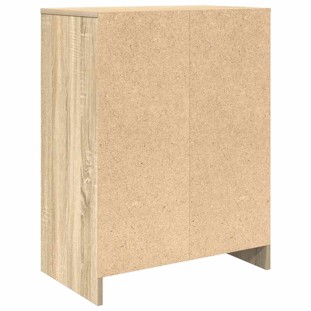 Armoire à chaussures chêne sonoma 57x34x76 cm bois d'ingénierie - XIOS