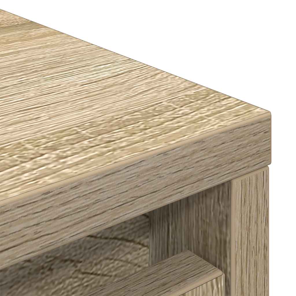 Armoire à chaussures chêne sonoma 57x34x76 cm bois d'ingénierie - XIOS