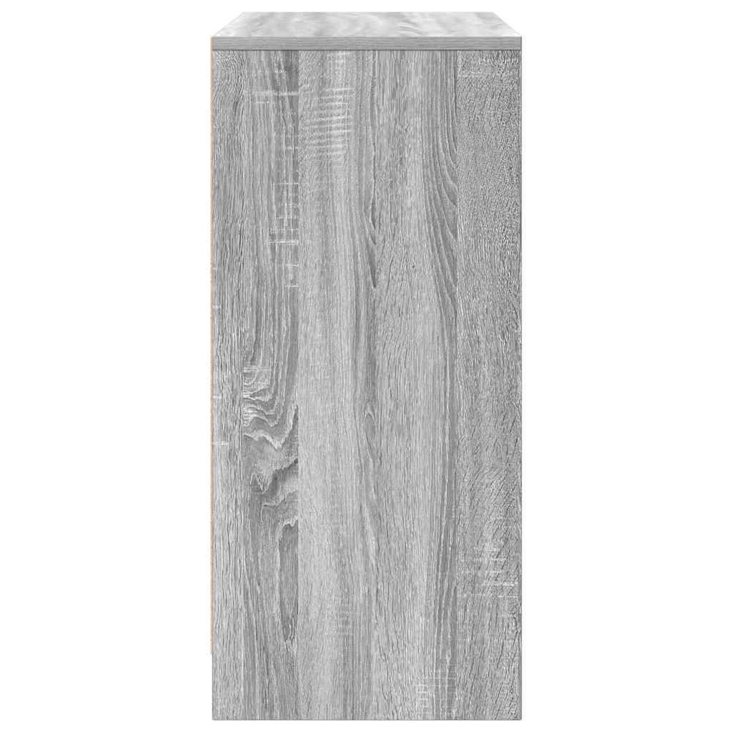 Armoire à chaussures sonoma gris 57x34x76 cm bois d'ingénierie - XIOS