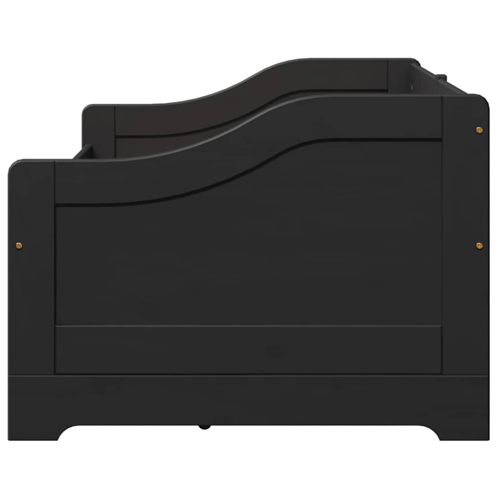 Lit de jour avec 3 tiroirs sans matelas IRUN noir 90x200 cm - XIOS