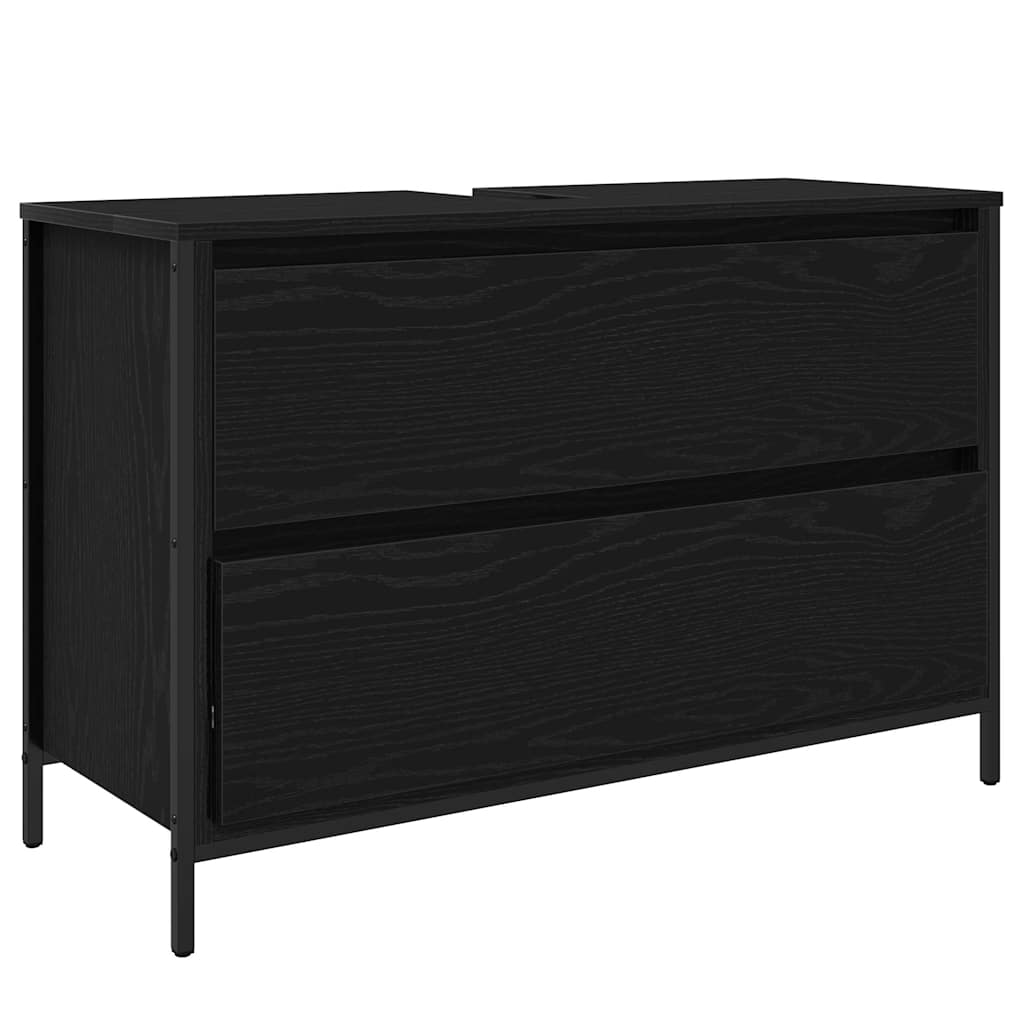Ensemble de mobilier de salle de bain 3 pc Chêne noir - XIOS