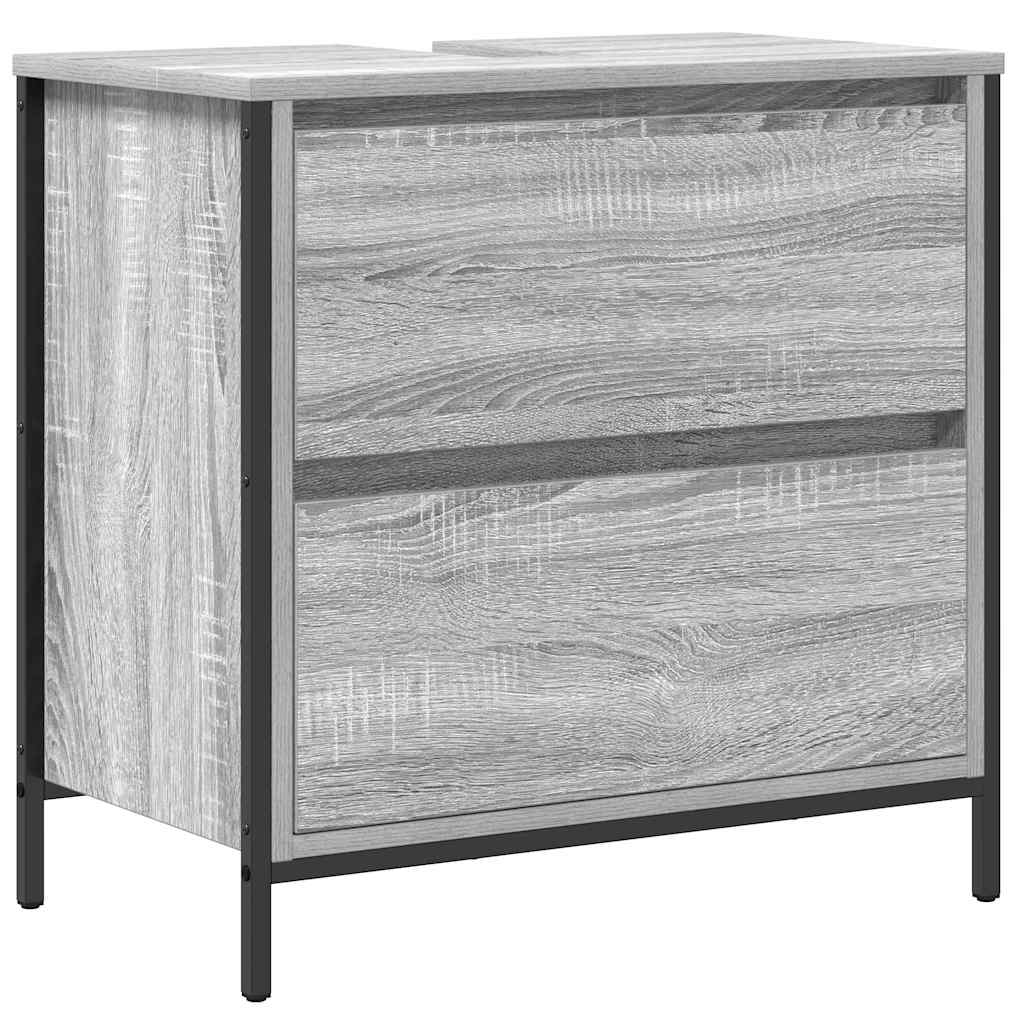 Ensemble de mobilier de salle de bain 5 pc Gris