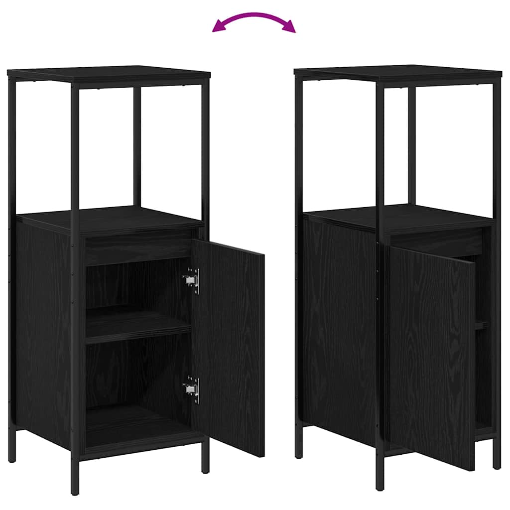 Ensemble de mobilier de salle de bain 3 pc Chêne noir - XIOS